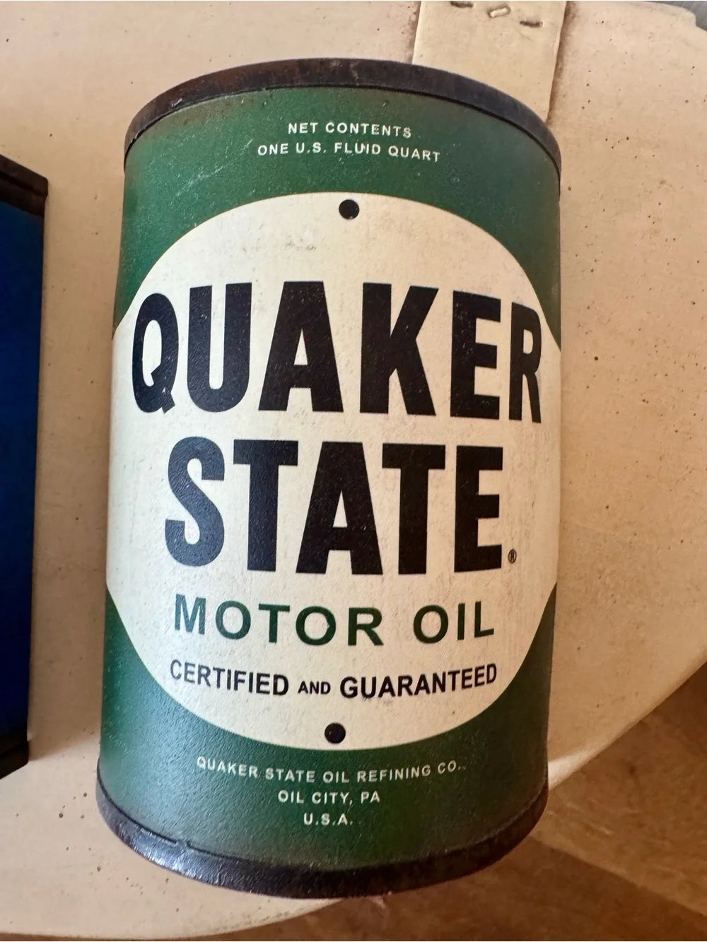 Open Road Brands - Set of 2 - Vintage Style Metal Oil Can Wall Decor